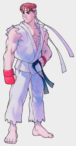 Ryu artwork #1, Street Fighter Alpha: High resolution