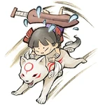Kuni and Chibiterasu Alt.png (274 KB) Astride Chibiterasu (Alt)