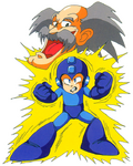 With Dr. Wily in Mega Man 5