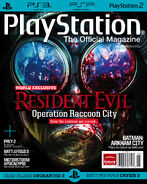 Cover on PlayStation magazine.