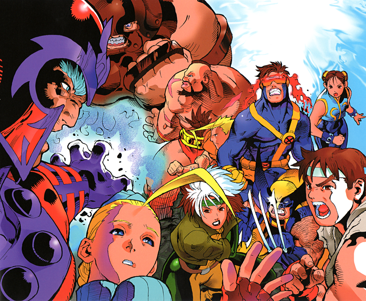 X-Men vs. Street Fighter fan art by Lgerchel, Marvel vs. Capcom