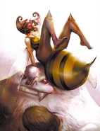 With Sasquatch, Darkstalkers Tribute art by Park Yong-Su