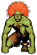 Blanka in Capcom vs. SNK 2 (SNK groove)