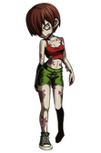 Zombie girl (Minna to Biohazard Clan Master)