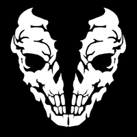 The skull on Gene's jacket.