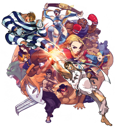 SF Alpha 3 Simple Characters Art - Street Fighter Series Art Gallery