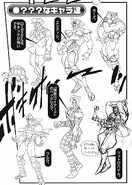 Concept art of unused characters