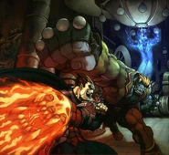 Darkstalkers Tribute art by Ed McGuinness