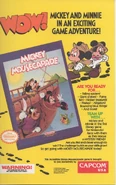 CapcomUSA-MickeyMouseCapade MickeyAndMinnieInAnExcitingGameAdventure NesArt 1990.jpg (383 KB) Advertisement