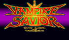 Vampire Savior Title Screen