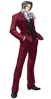 Miles Edgeworth character art from .