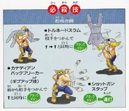 Moves from the Super Famicom manual