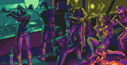 An image from the intro of Final Fight CD.