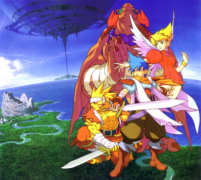 Dungeonbuster: Breath of Fire III (1997) by Capcom was an RPG for the Sony  PlayStation. In a world where dragons are long extinct, a baby dragon has  been discovered! Escaping and then