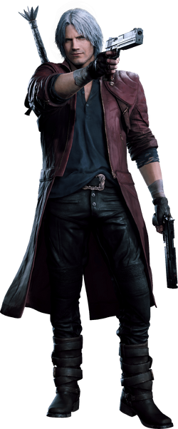 I made a Dante phone wallpaper with my favorite features from his DMC 3 and  5 designs