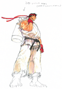 Street Fighter III development art