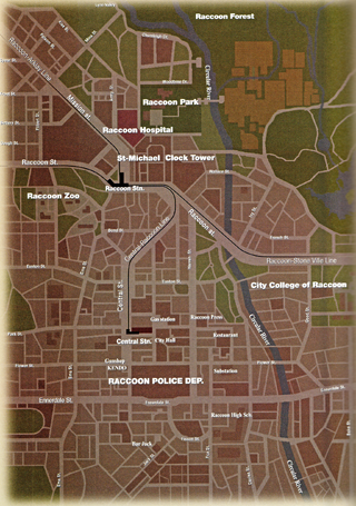 Raccoon City Map