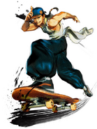 Yun as he appears in Super Street Fighter IV: Arcade Edition.