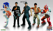 Dead Rising 3 DLC costumes.