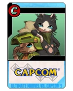 Heroes & Heralds Card of Felyne and Melynx in UMvC3.