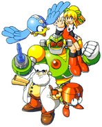Part of Dr. Light's team in Mega Man 8