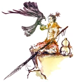 Devil Kings art of Toshiie.