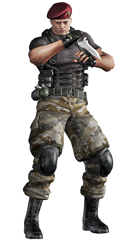 Krauser - Faca Snakebite utilizada pelo personagem no game Resident Ev