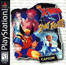 Marvel Super Heroes vs. Street Fighter (Sony PlayStation 1, 1999) -  Japanese Version for sale online