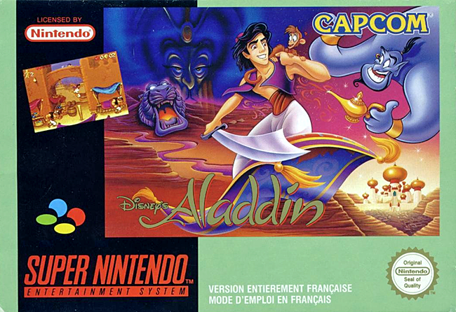 what does the genie do in super aladdin snes