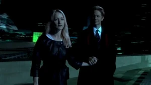 Amanda and Daniel in the opening credits sequence.