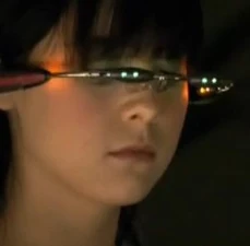 Zoe enters V-World via the holoband.