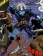 His costume when working for Dredmund