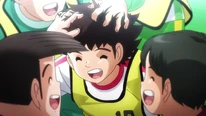 Congratulating Tsubasa