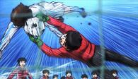 Tsubasa's successful header