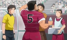 Being treated by Hirado's coach