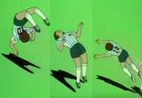 Diaz's acrobatics in order to do the technique