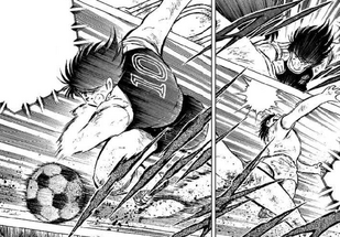 Hyuga's version against Tsubasa