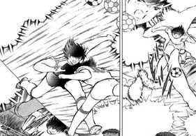 Tsubasa's version against Hyuga