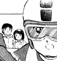 Cameo of Matsuyama and Yoshiko in the manga Sotsugyo: 100m Jumper 2