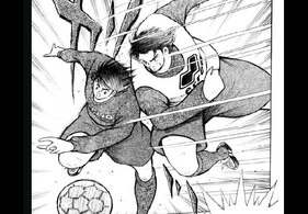 Gozza's shoulder charge on Hyuga