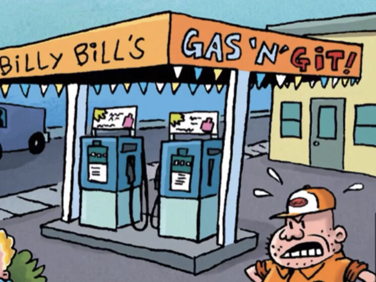 Gas and Git Station, Captain Underpants Wiki