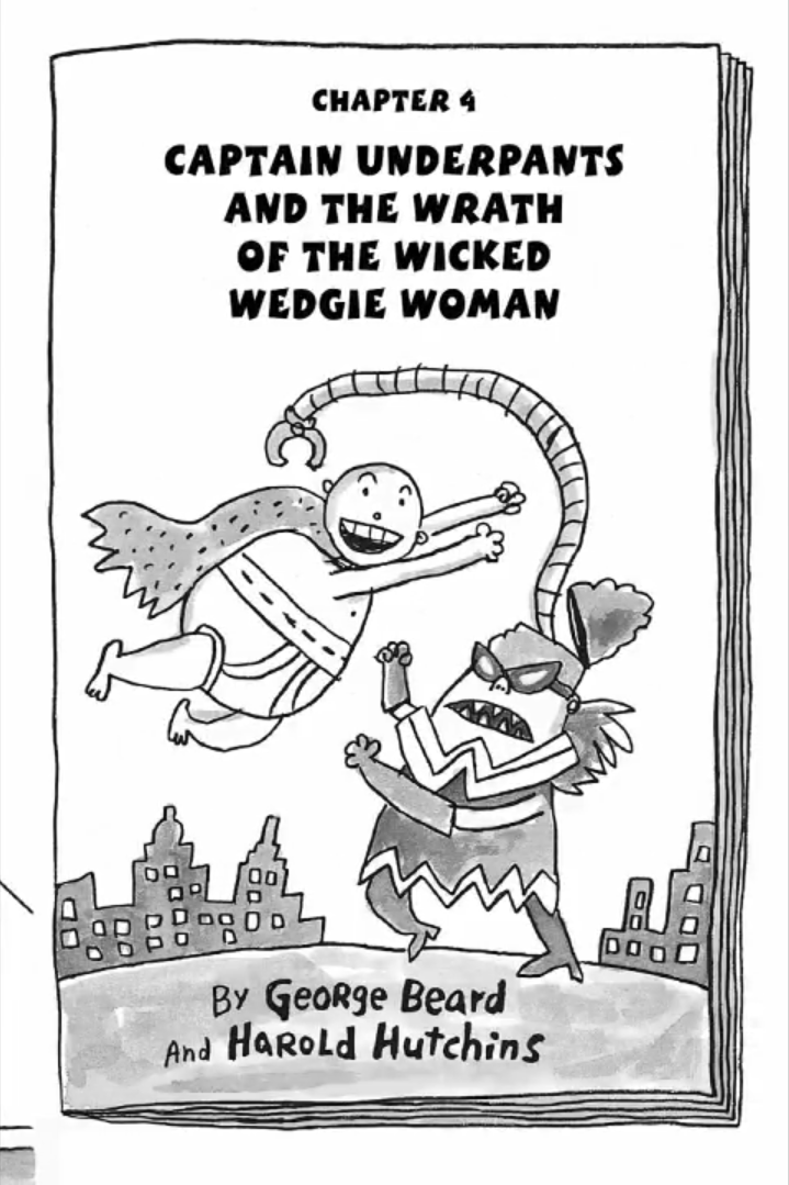 Captain Underpants and the Wrath of the Wicked Wedgie Woman comic