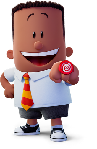 Check out this transparent Captain Underpants saluting PNG image