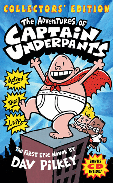 Captain Underpants Book 3 + Extra Dog Man comics by Dav Pilkey