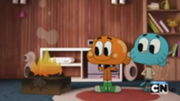Gumball: Darwin, get the s'mores.