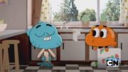 Gumball just took the biggest dump in his pants.