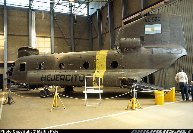 Boeing CH-47C Chinook AE-520, F. Air Force Argentina, The