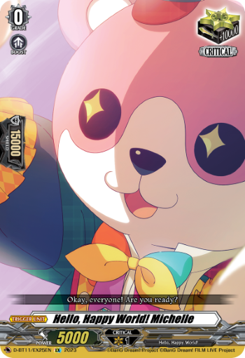 Michelle様 Hello, Happy World! Michelle | Cardfight!! Vanguard Wiki