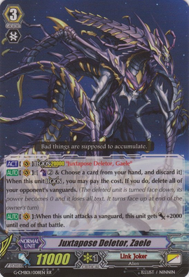Juxtapose Deletor, Zaele | Cardfight!! Vanguard Wiki | Fandom