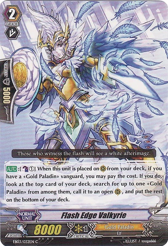 Flash Edge Valkyrie | Cardfight!! Vanguard Wiki | Fandom